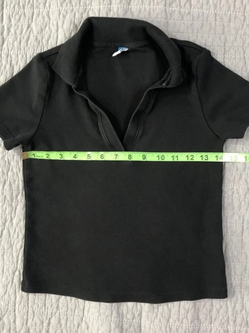4/$15 Old Navy Polo Shirt Girl Small Black Classic Preppy School Casual
